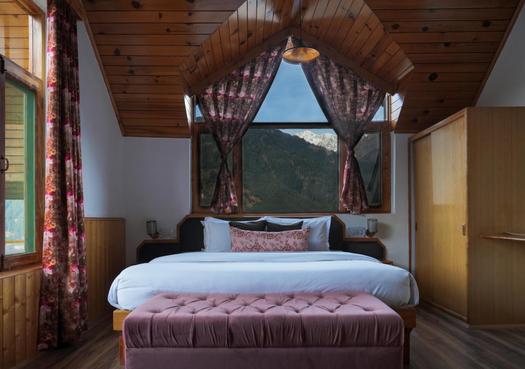 The Wooden Chalet, Manali Exterior foto